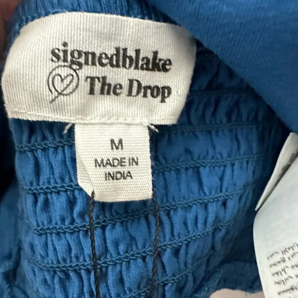 Signedblake The Drop Blue Sapphire Bralette Top Size Medium New - Picture 5 of 6